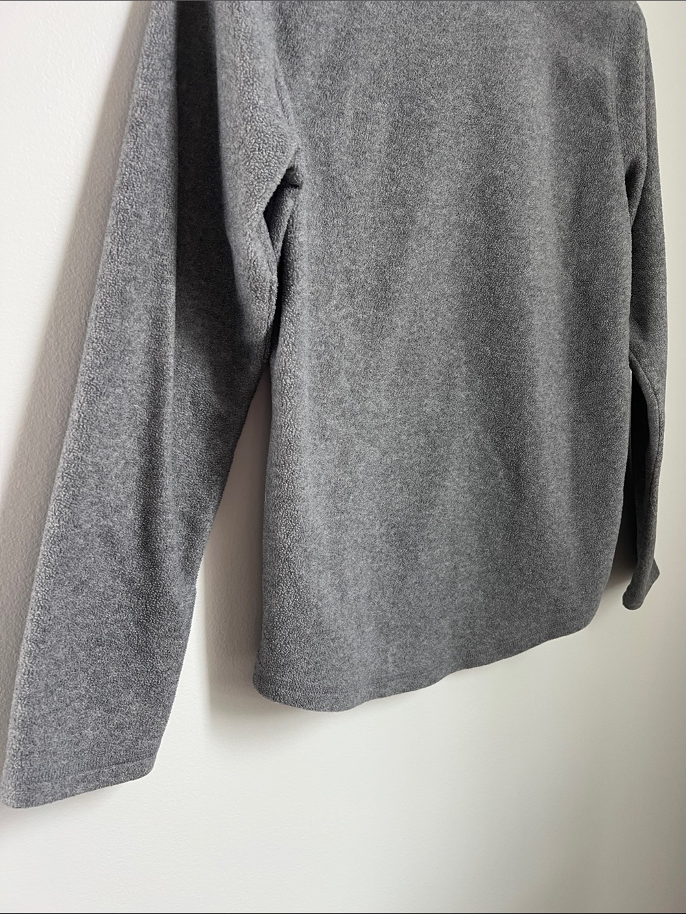 Old Navy | Gray Teddy Fleece Full-Zip Jacket Comfy Cozy Activewear Medium - Picture 11 of 17